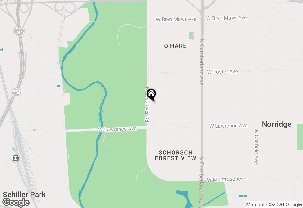 Map of 4937 N East River Road #3A, Norridge, IL 60706