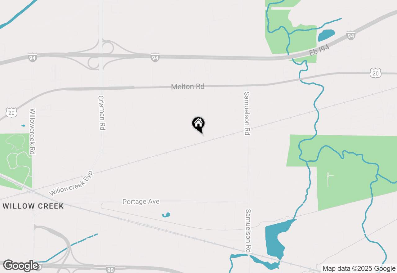 Map of 6593 Old Porter Road, Portage, IN 46368