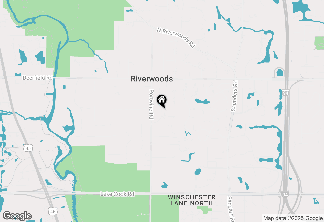 Map of 605 Sherry Lane, Riverwoods, IL 60015