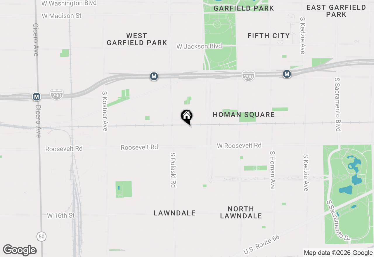 Map of 3902 W Fillmore Street, Chicago, IL 60624