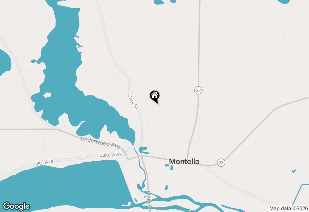 Map of 70 Timber Trail, Montello, WI 53949
