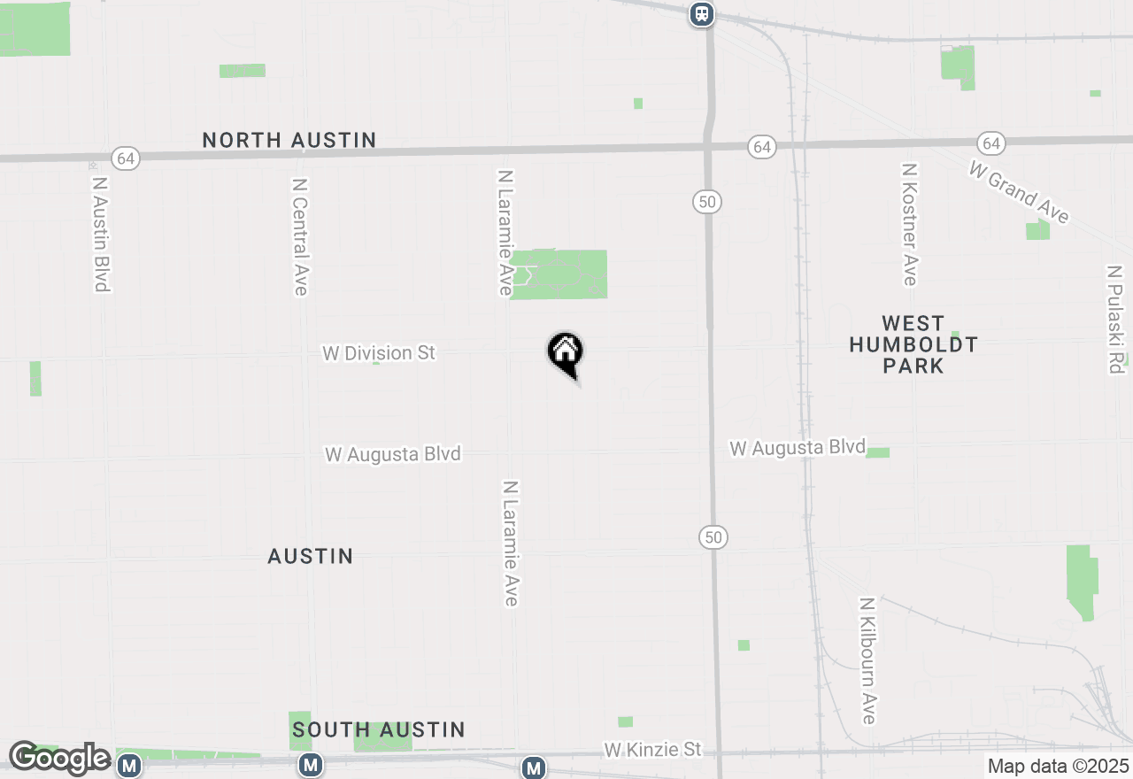 Map of 1111 N Leclaire Avenue #B, Chicago, IL 60651