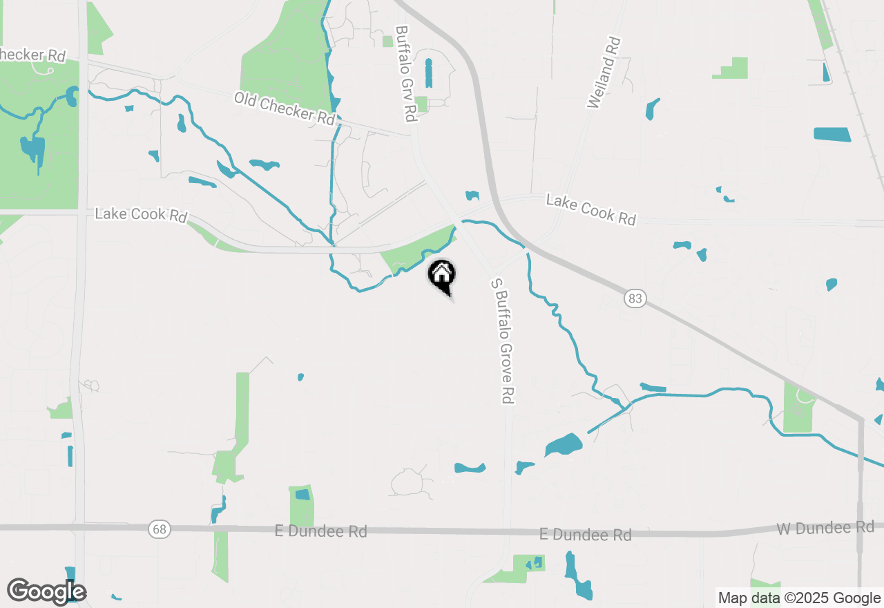 Map of 183 Saint Marys Parkway, Buffalo Grove, IL 60089