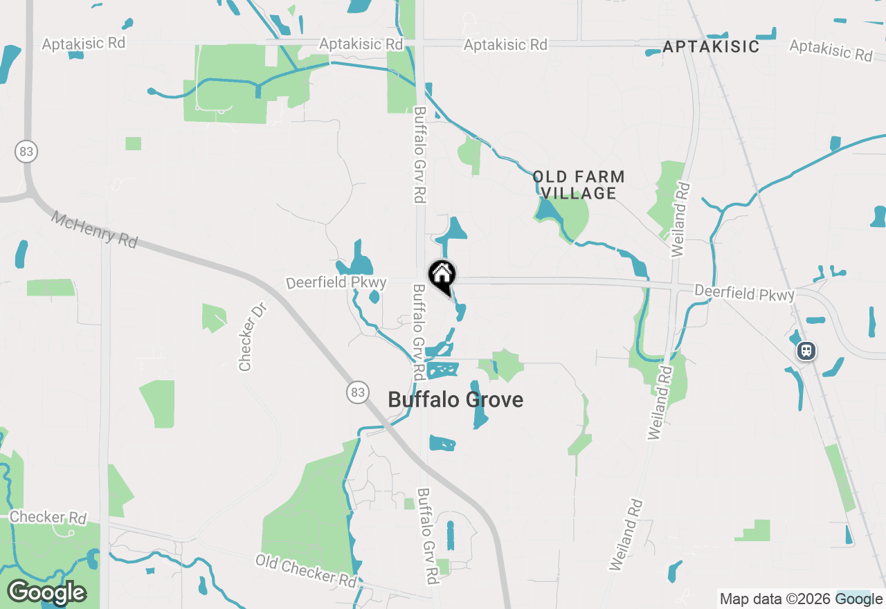 Map of 1096 Pine Tree Circle N, Buffalo Grove, IL 60089