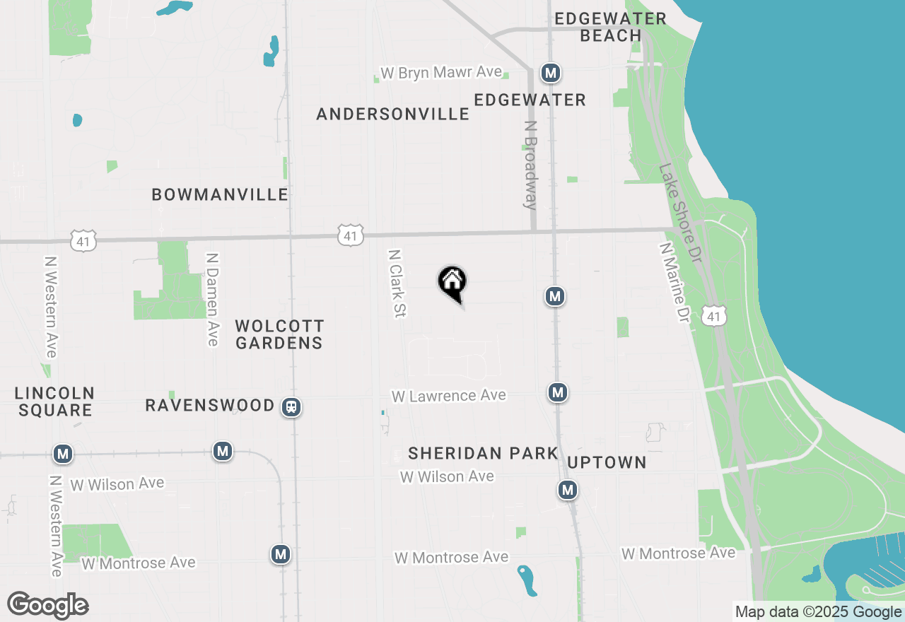 Map of 5000 N Glenwood Avenue #3, Chicago, IL 60640