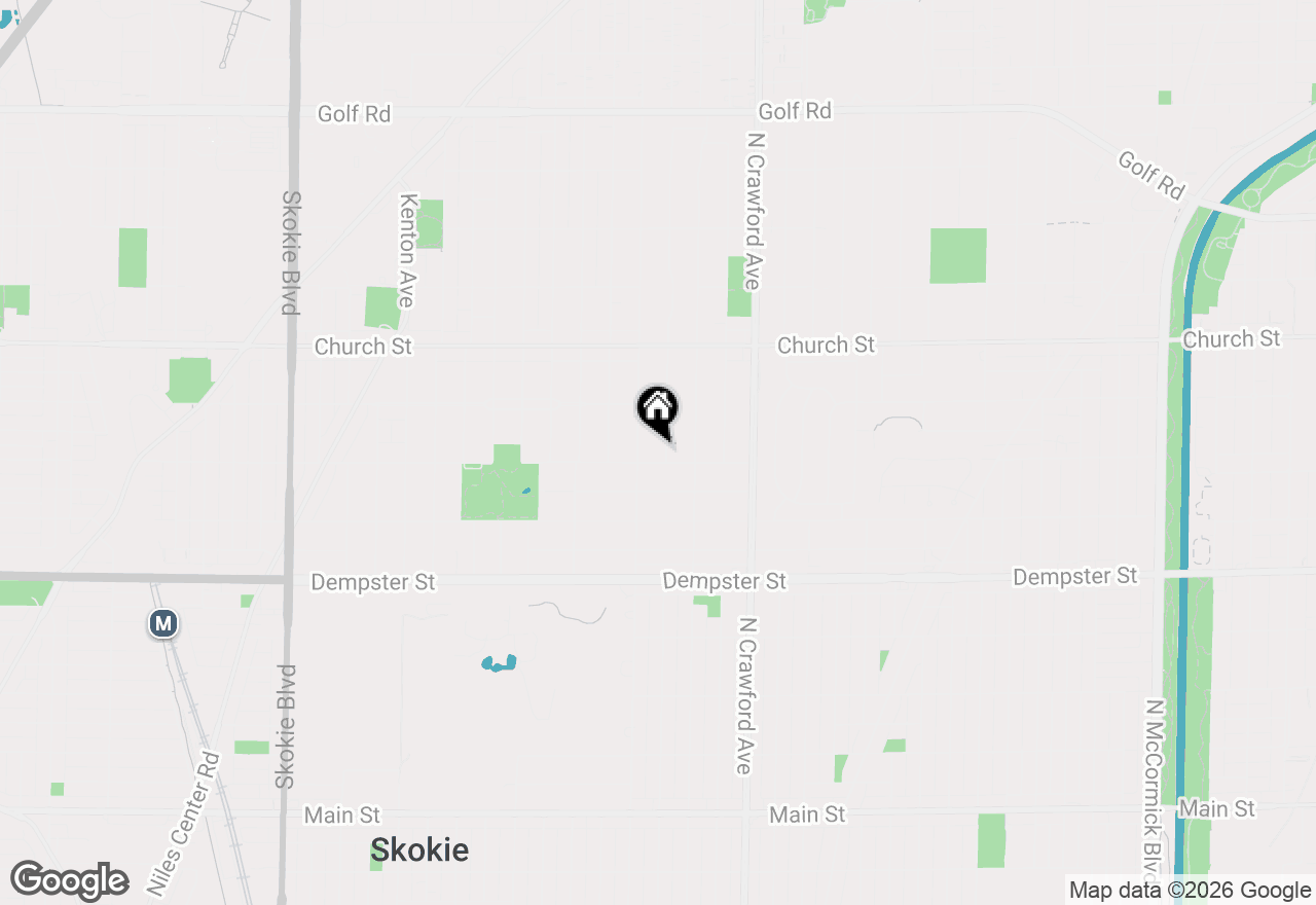 Map of 9002 Kedvale Avenue, Skokie, IL 60076