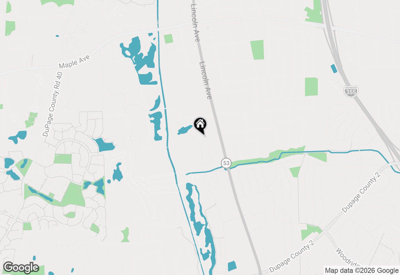 Map of 6130 River Bend Place, Lisle, IL 60532