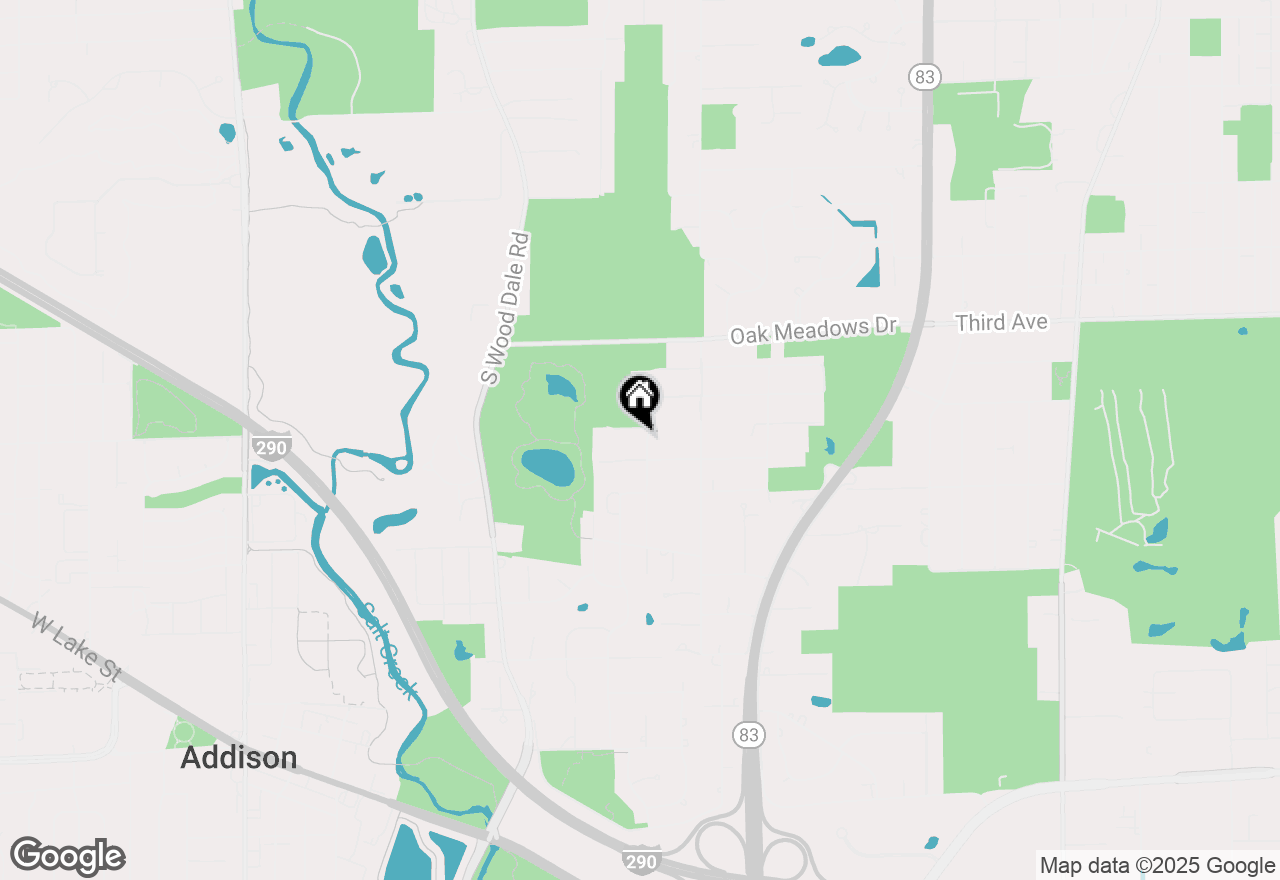 Map of 4N380 Maple Avenue, Addison, IL 60101