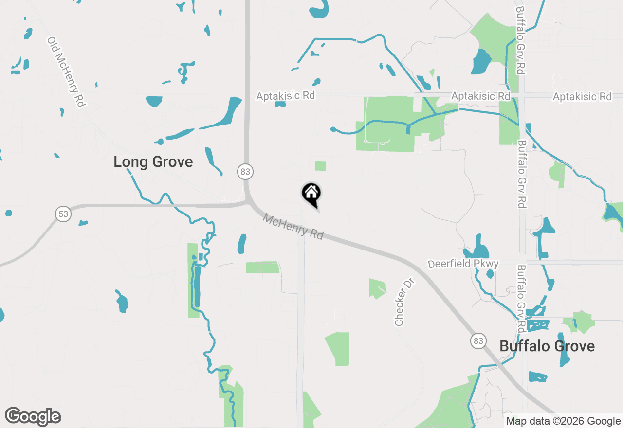 Map of 1152 Courtland Drive #406, Buffalo Grove, IL 60089