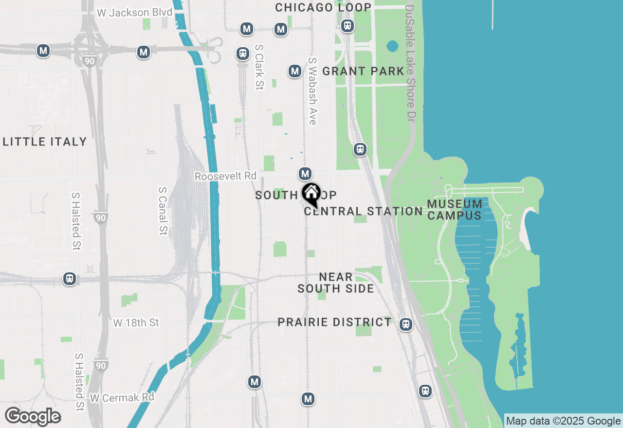 Map of 1322 S Wabash Avenue #308, Chicago, IL 60605