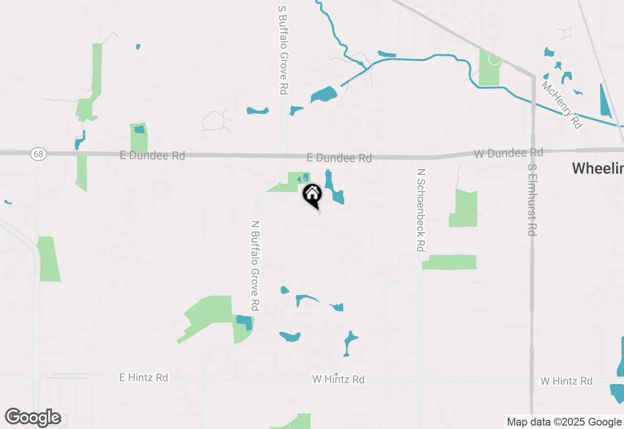 Map of 221 Anthony Road, Buffalo Grove, IL 60089