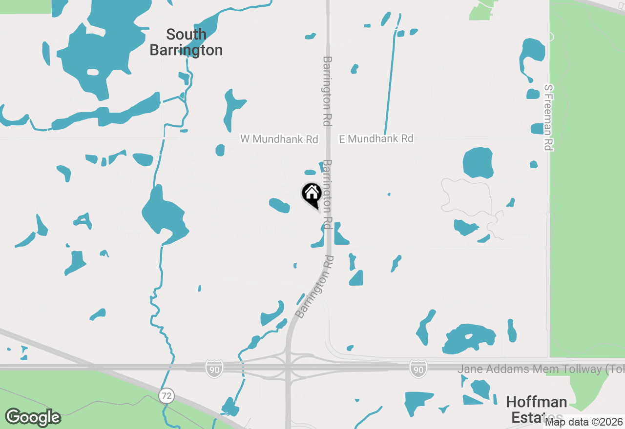 Map of 14 Executive Court, South Barrington, IL 60010
