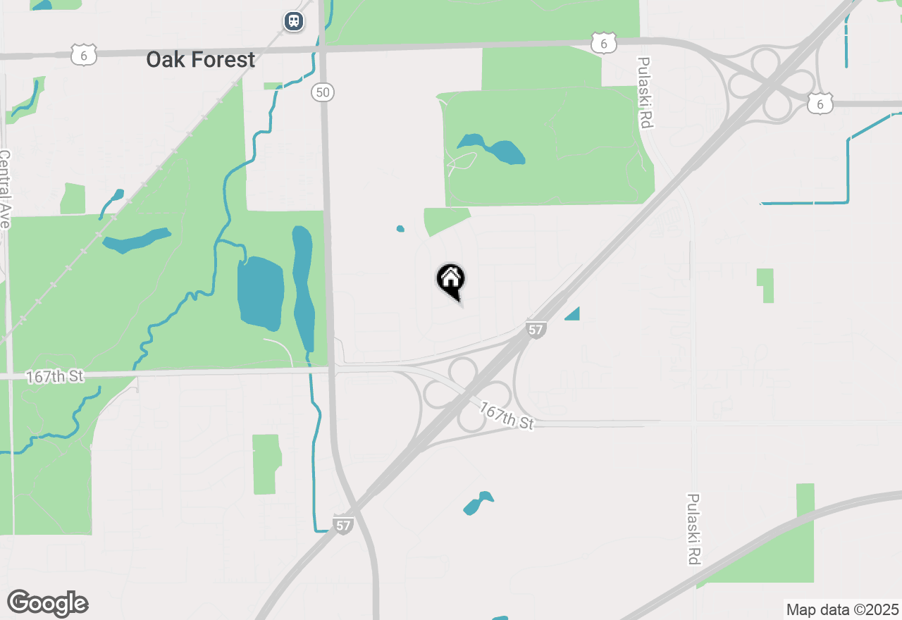 Map of 4427 Richard Avenue, Oak Forest, IL 60452