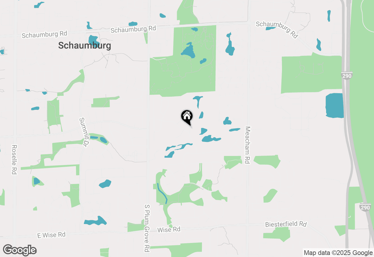 Map of 301 University Lane #A, Elk Grove Village, IL 60007