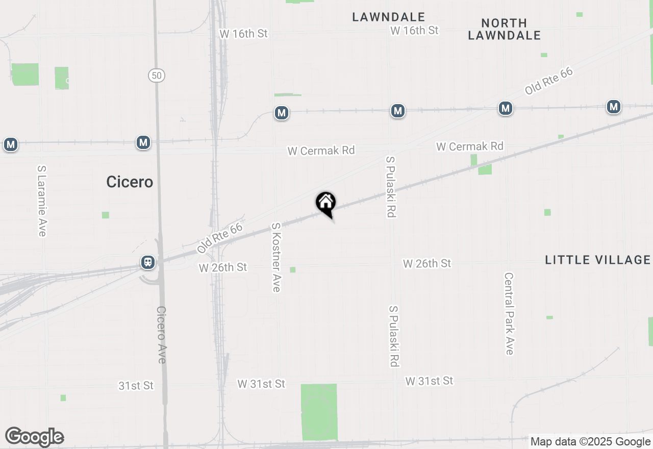 Map of 4215 W 24th Place, Chicago, IL 60623