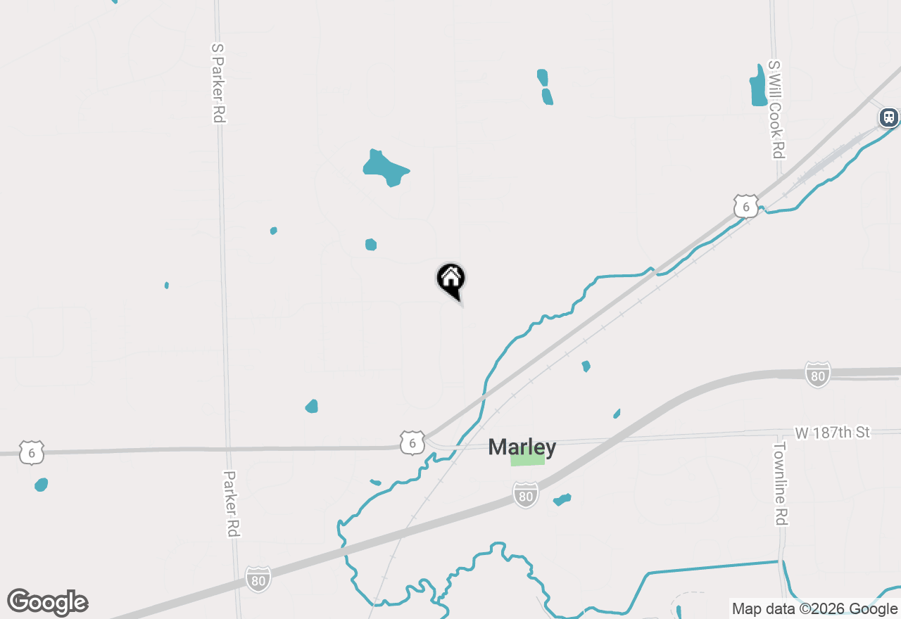 Map of 18345 S Pineprairie Drive, Mokena, IL 60448