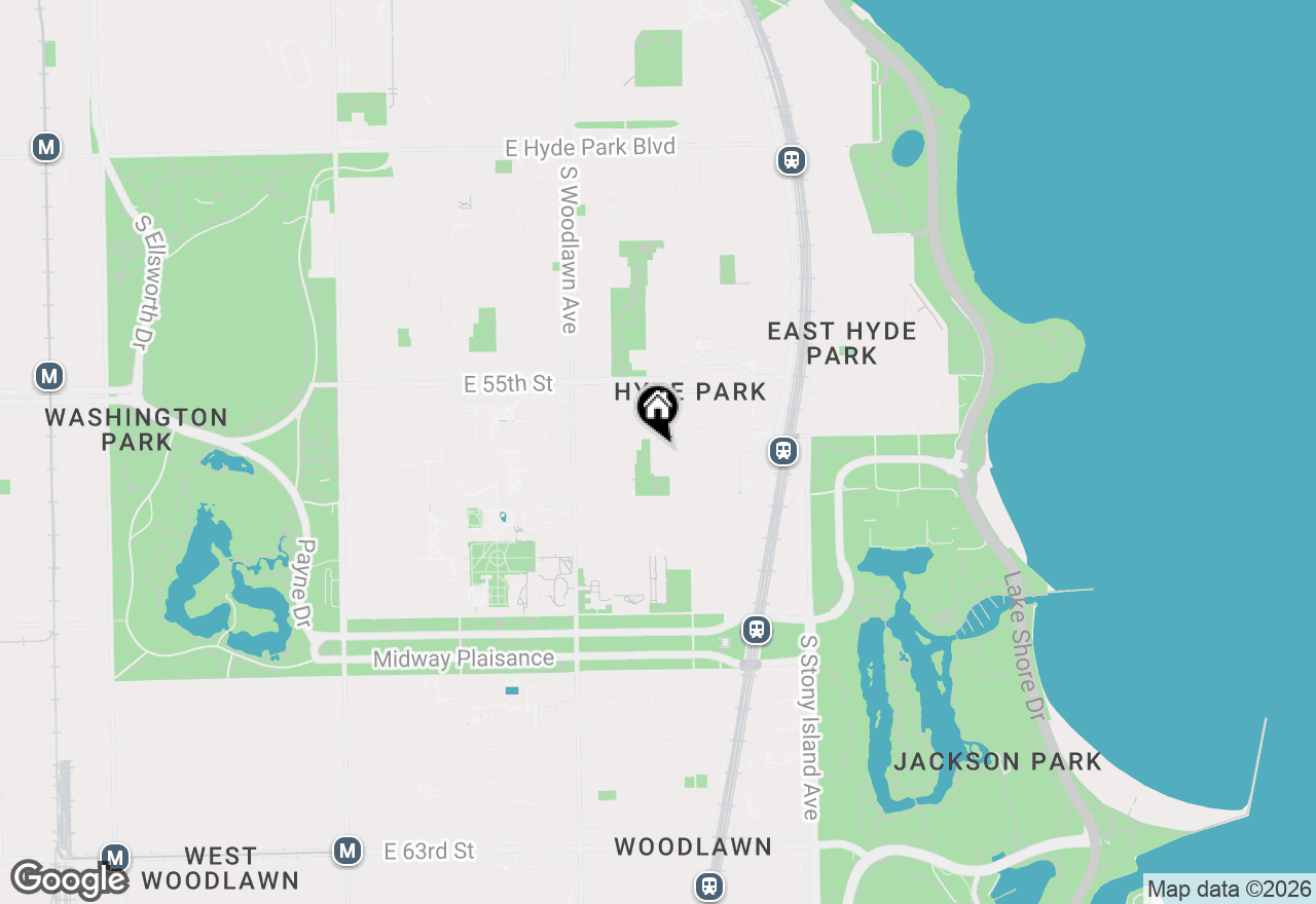 Map of 5611 S Kenwood Avenue, Chicago, IL 60637
