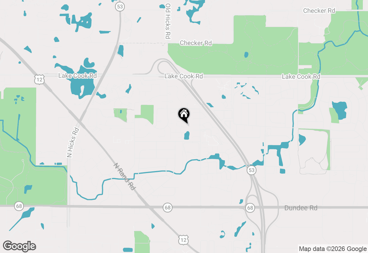 Map of 1955 N Heritage Drive, Palatine, IL 60074