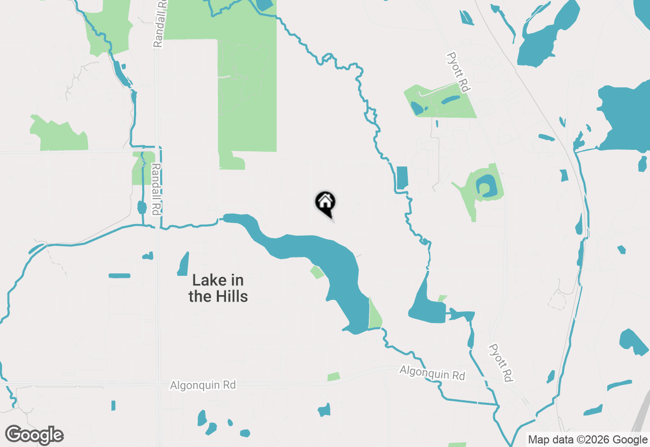 Map of 1114 Ash Street, Lake In The Hills, IL 60156