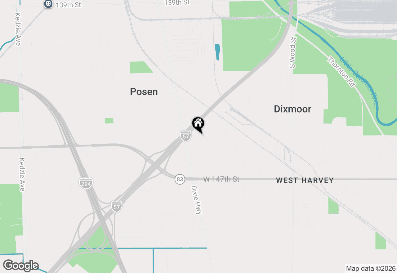 Map of 14423 Davis Avenue, Blue Island, IL 60406