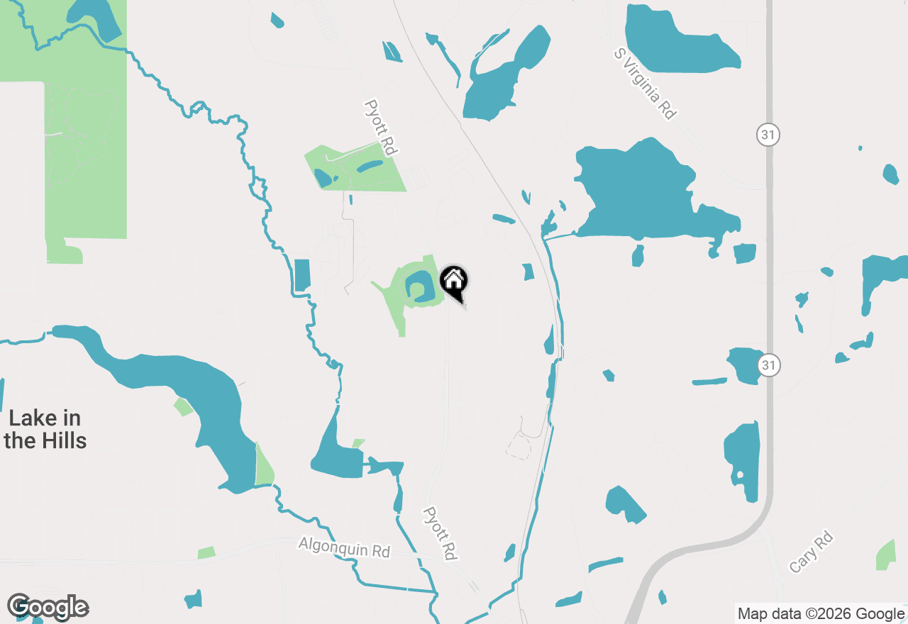 Map of 639 Anderson Drive, Lake In The Hills, IL 60156