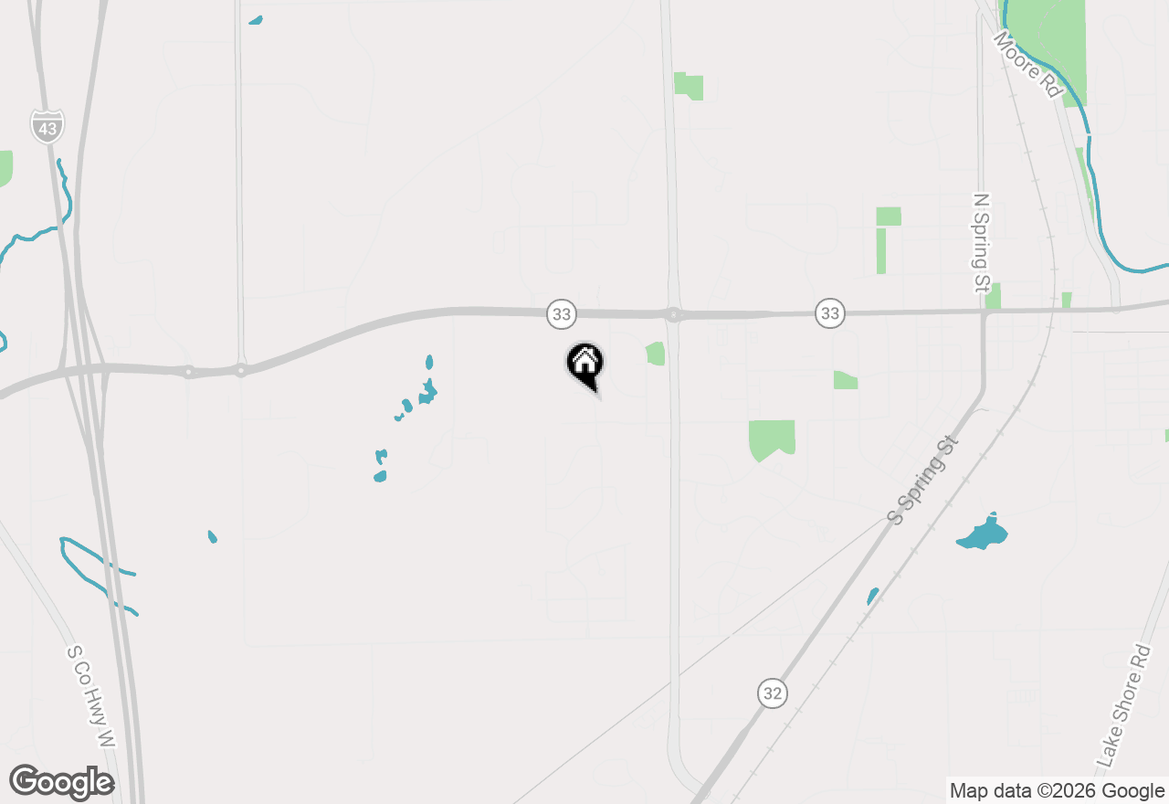 Map of 269 Brian Ct, Port Washington, WI 53074