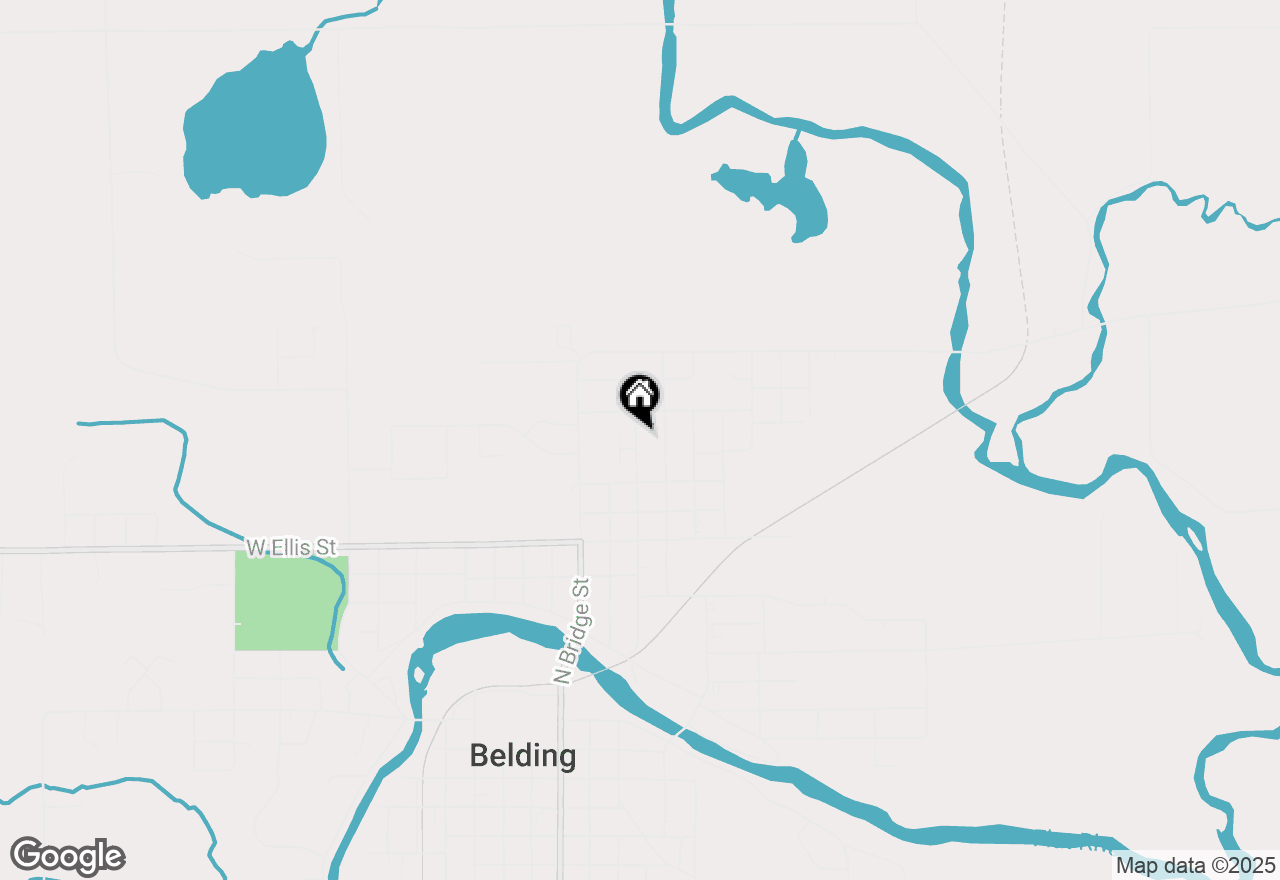 Map of 740 Crawford Street, Belding, MI 48809