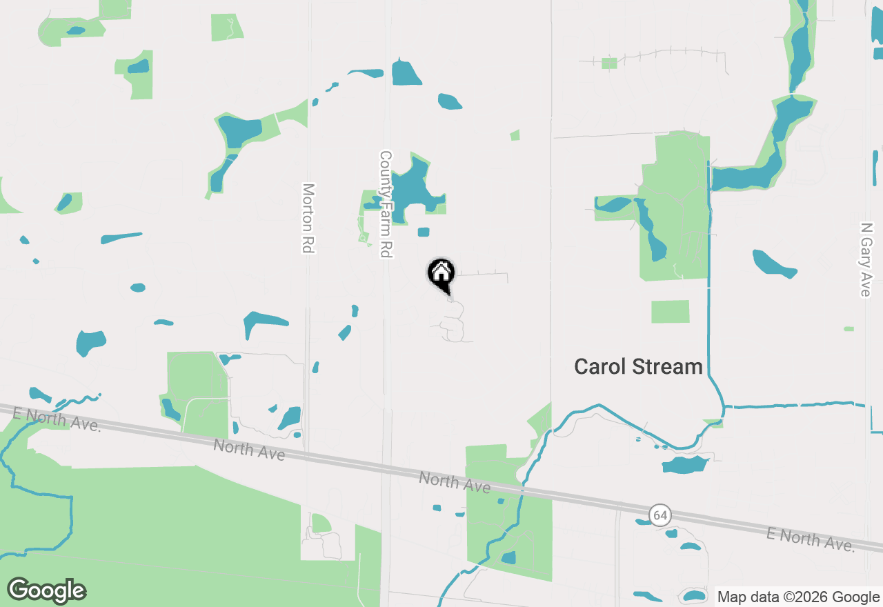 Map of (Address confidential), Carol Stream, Illinois 60188
