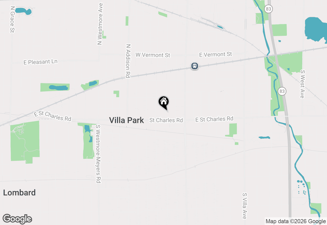 Map of 28 N Yale Avenue, Villa Park, IL 60181
