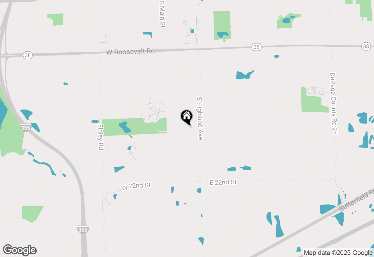 Map of 1909 S Norbury Avenue, Lombard, IL 60148
