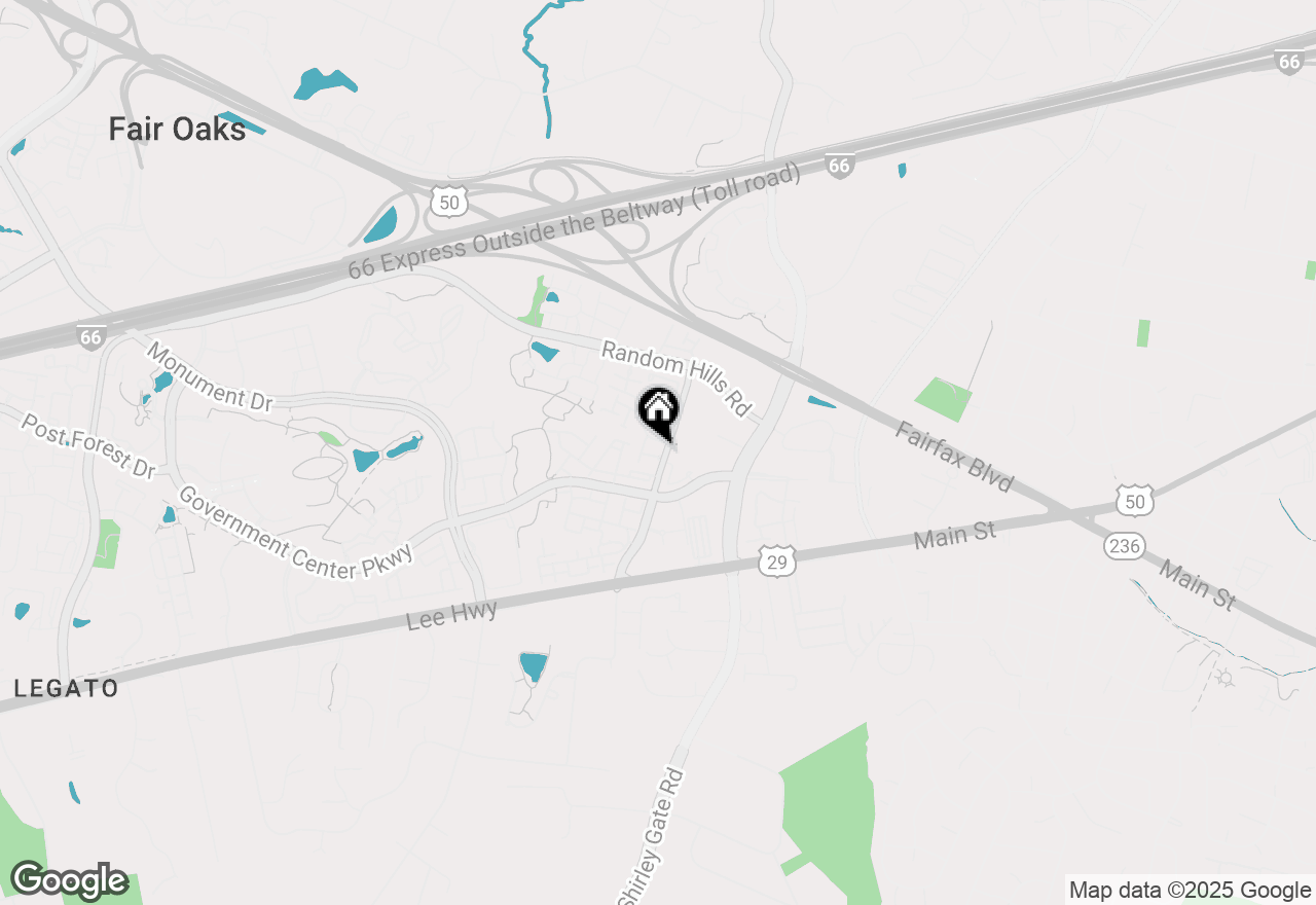 Map of 11400 Sunflower Lane, Fairfax, VA 22030