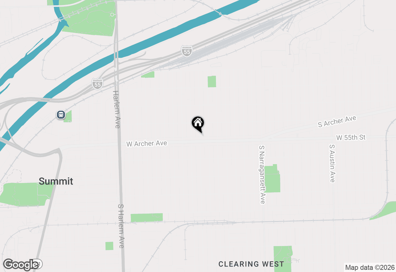Map of 5446 S Rutherford Avenue, Chicago, IL 60638