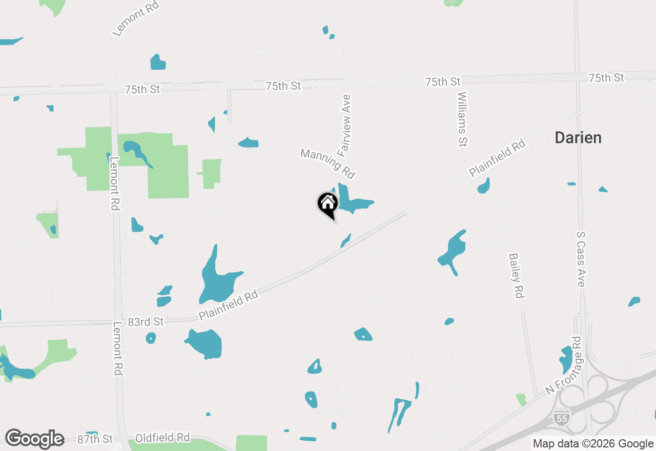 Map of 8000 Woodglen Lane #102, Downers Grove, IL 60516