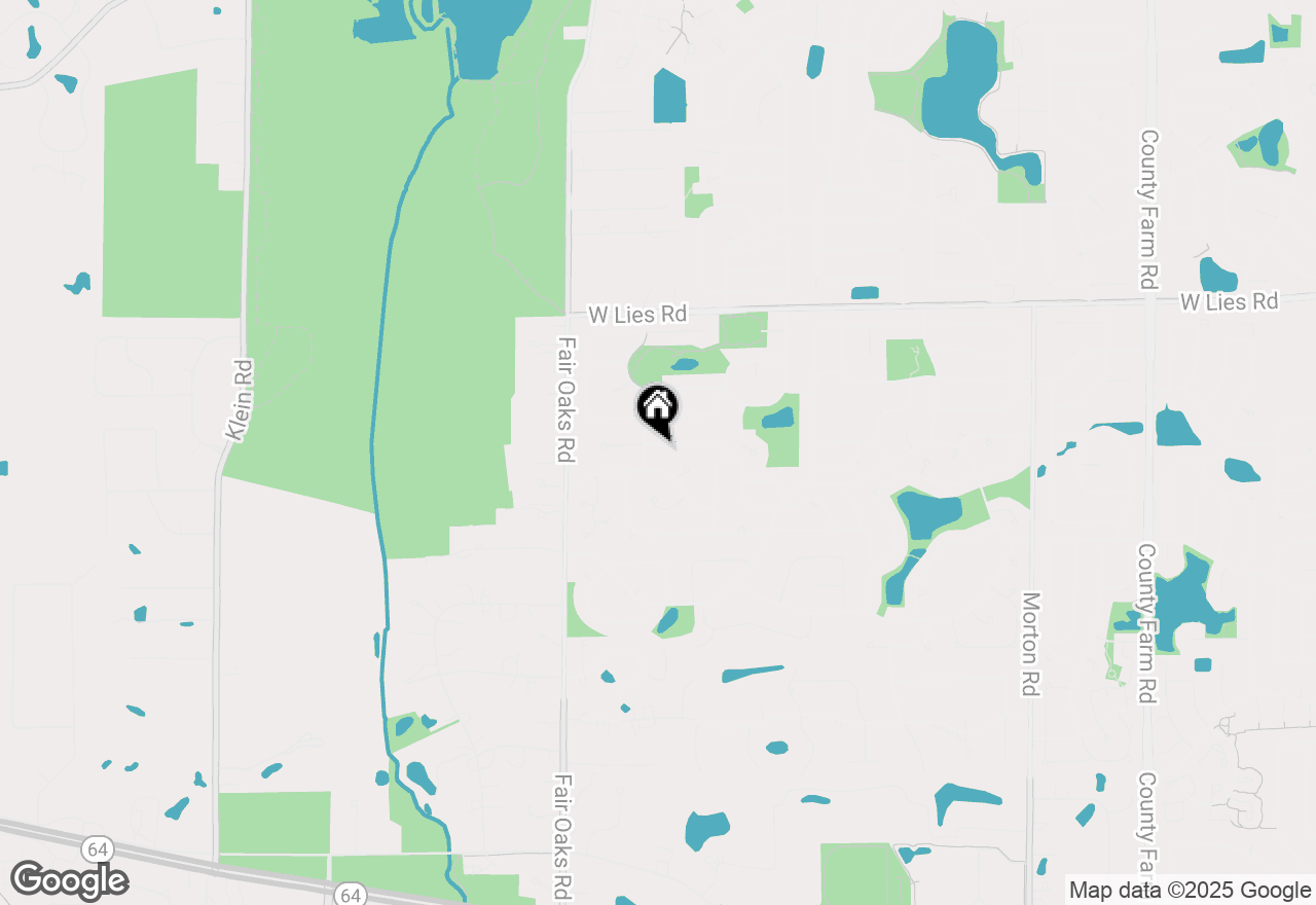 Map of 1358 Lance Lane, Carol Stream, IL 60188