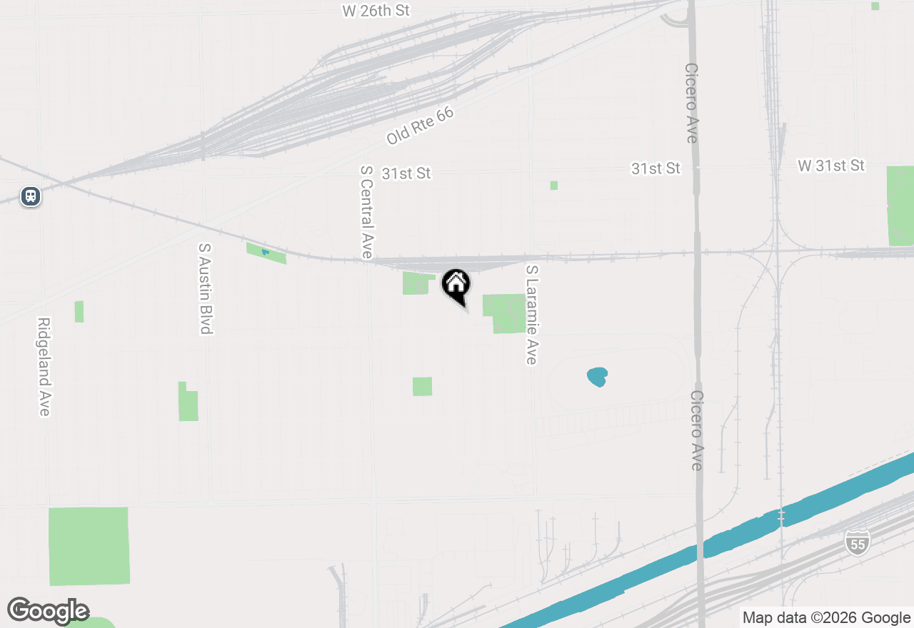 Map of 3419 S 54 Avenue, Cicero, IL 60804