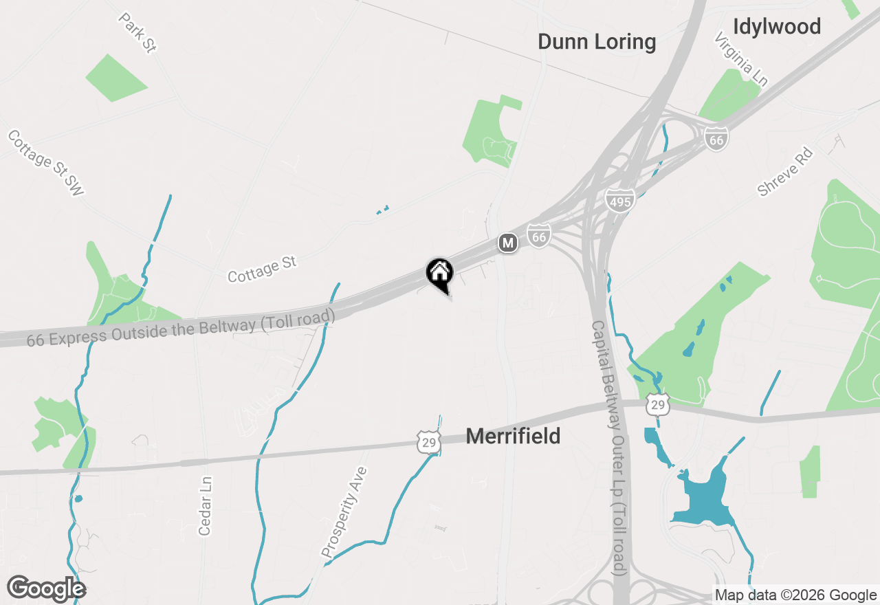 Map of 2665 Prosperity Avenue #105, Fairfax, VA 22031