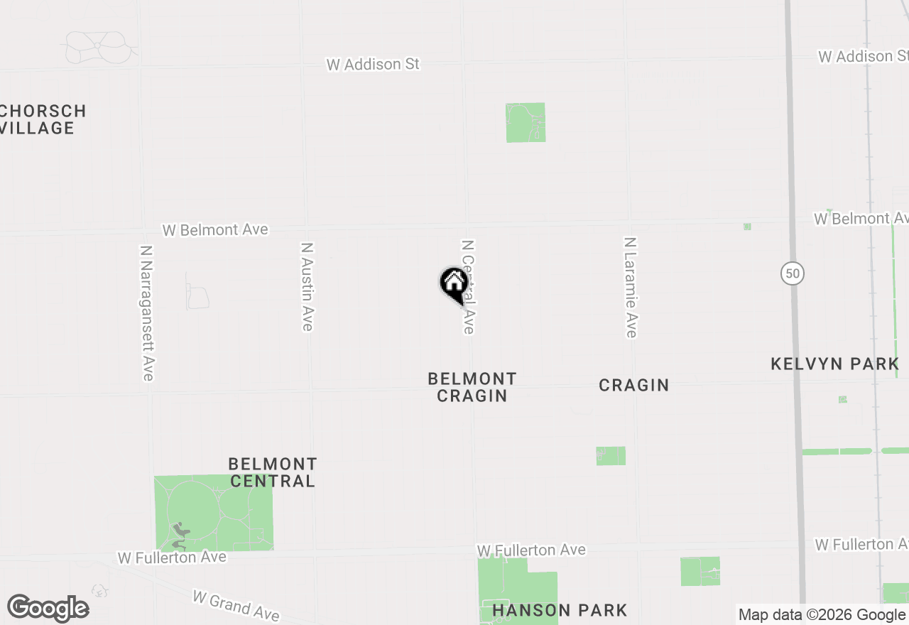 Map of 2953 N Parkside Avenue, Chicago, IL 60634
