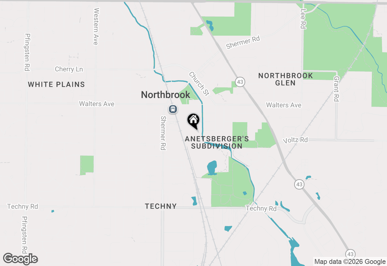 Map of 1815 Oak Avenue, Northbrook, IL 60062