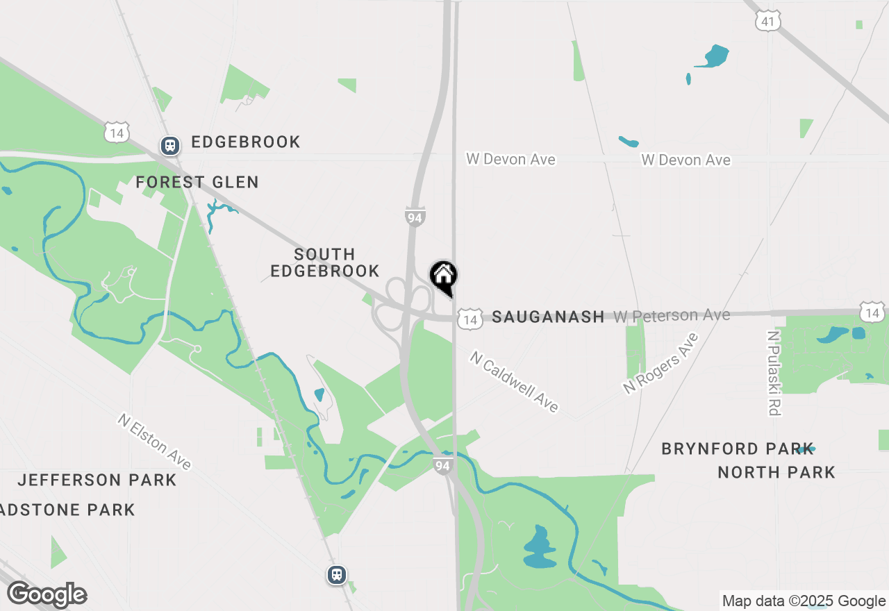 Map of 6000 N Cicero Avenue #215, Chicago, IL 60646