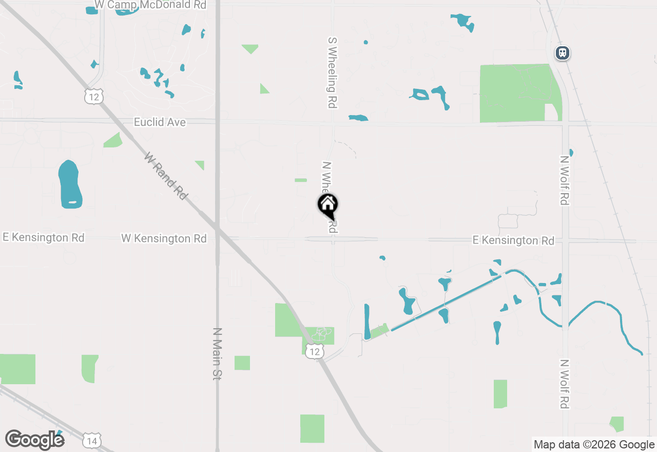 Map of 932 N Wheeling Road, Mount Prospect, IL 60056