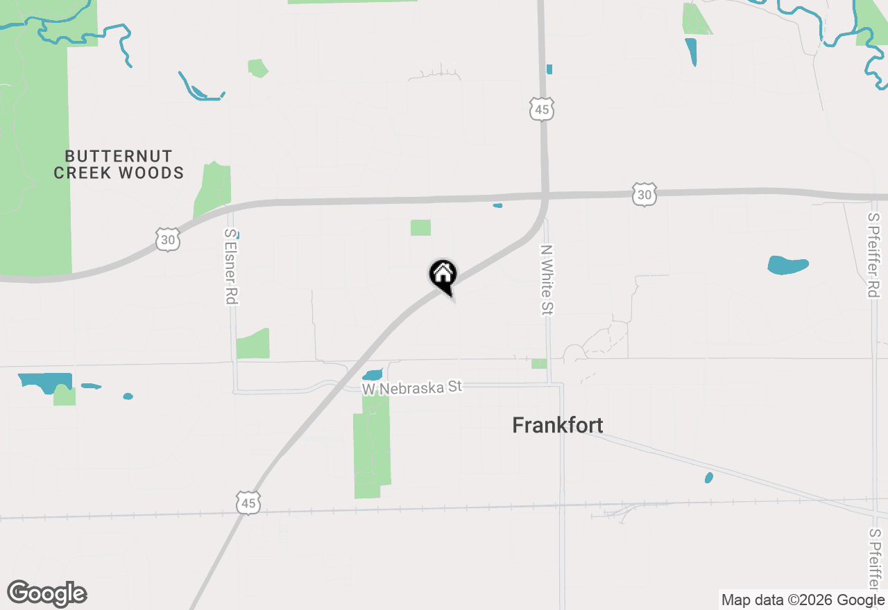 Map of 9868 Folkers Drive, Frankfort, IL 60423