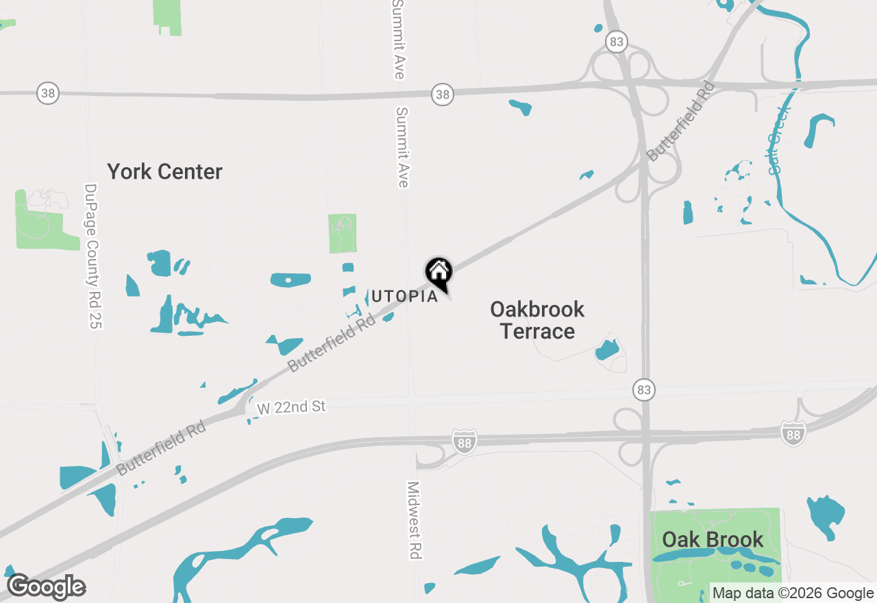 Map of 1S526 Nimitz Road, Oakbrook Terrace, IL 60181