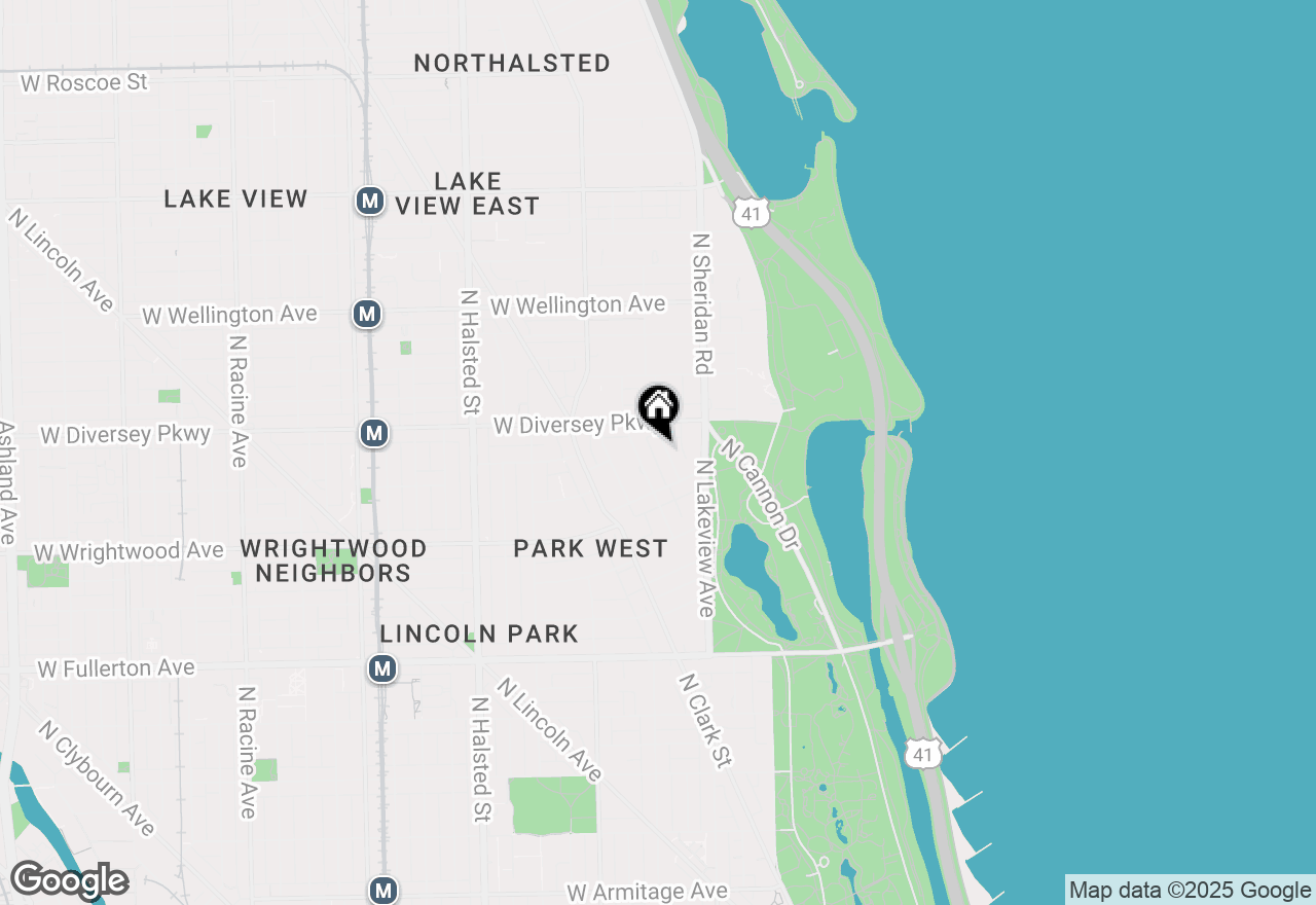 Map of 2738 N Pine Grove Avenue #15A, Chicago, IL 60614