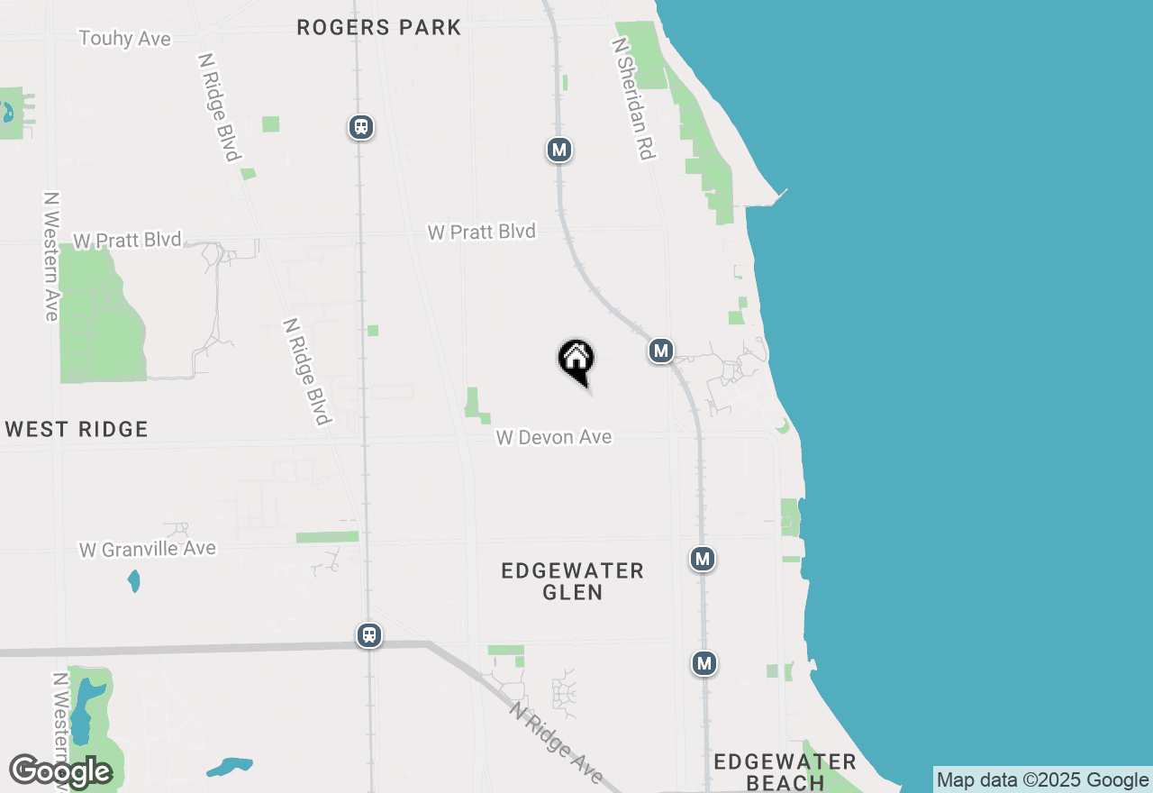 Map of 6447 N Glenwood Avenue, Chicago, IL 60626