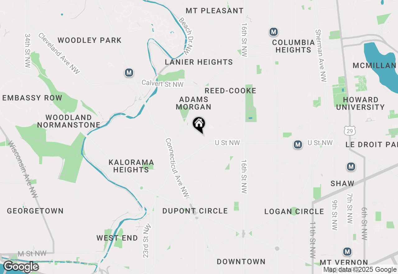 Map of 1830 California Street Nw #8, Washington, DC 20009