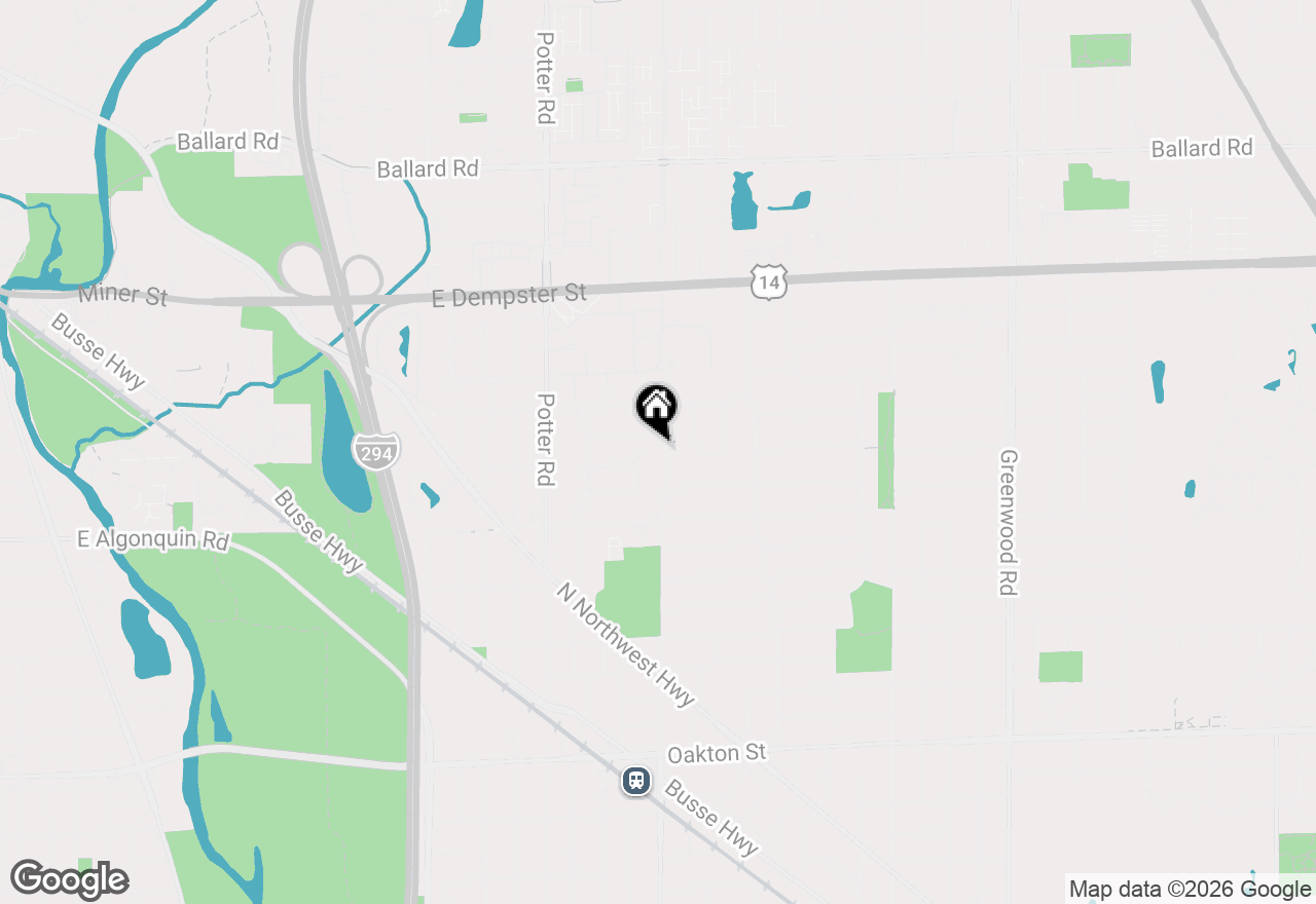 Map of 1488 N Dee Road, Park Ridge, IL 60068