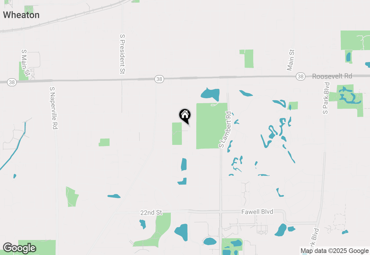 Map of 1240 S Lorraine Road #2B, Wheaton, IL 60189