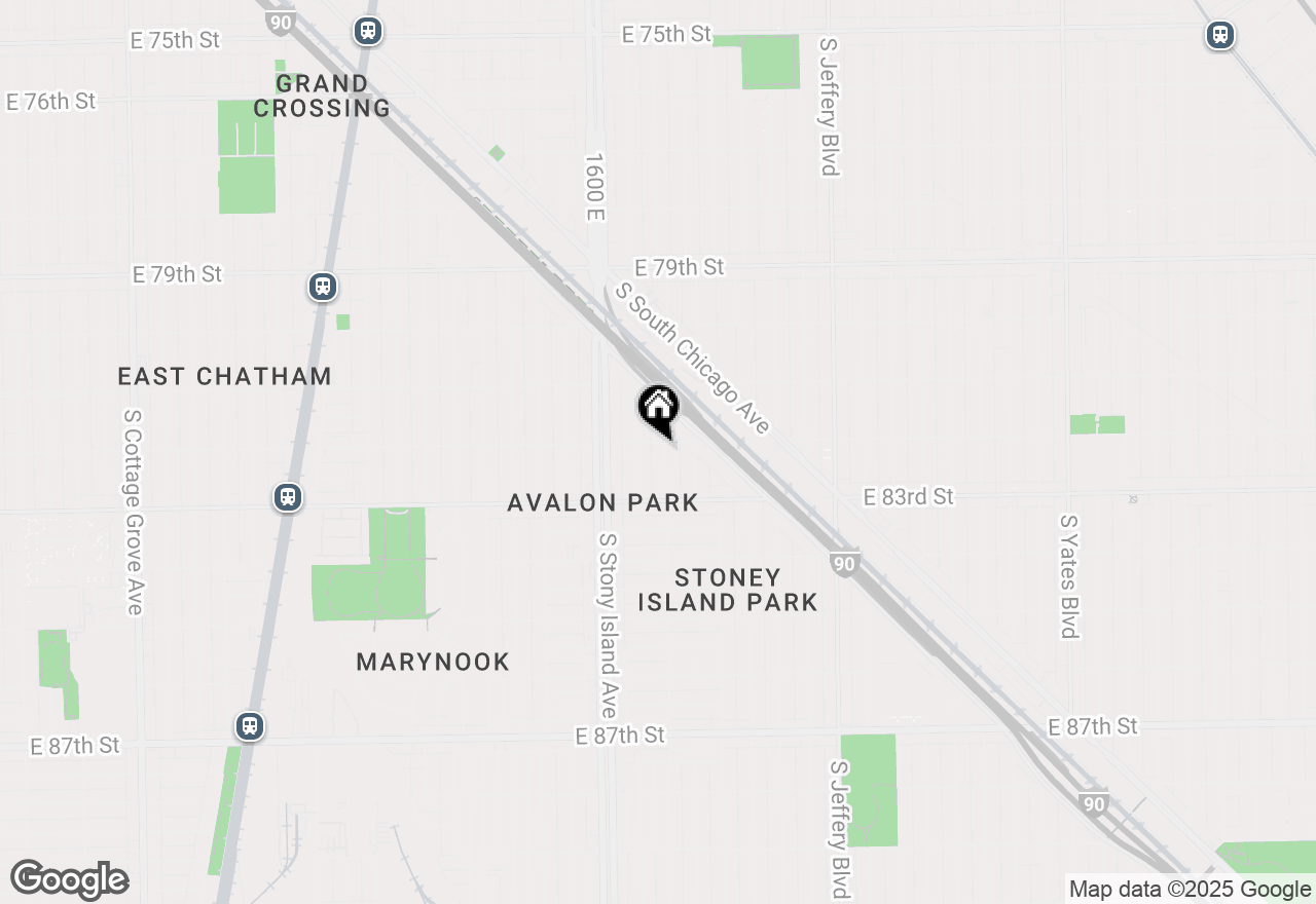 Map of 8204 S East End Avenue, Chicago, IL 60617