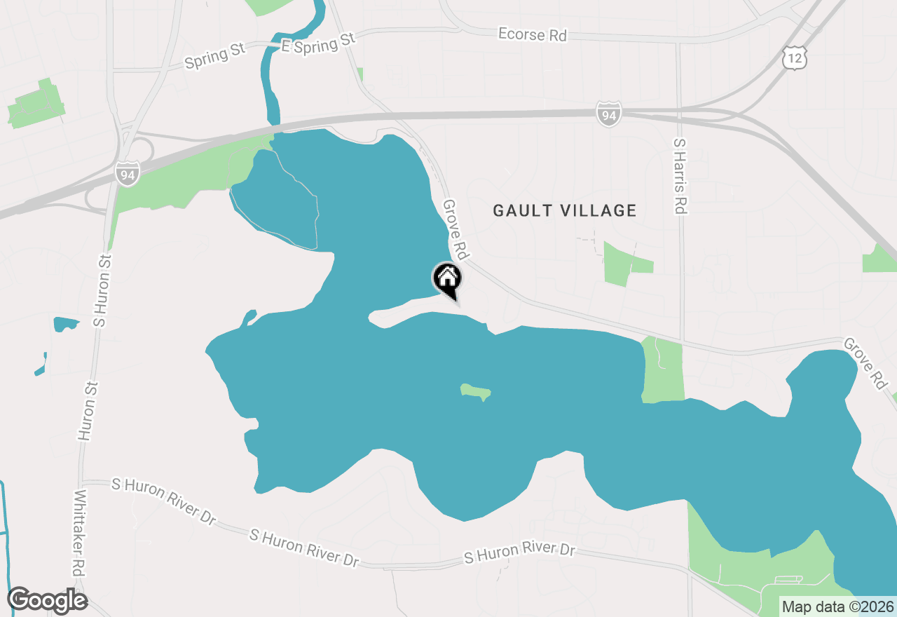 Map of 844 Cliffs Drive, Ypsilanti, MI 48198