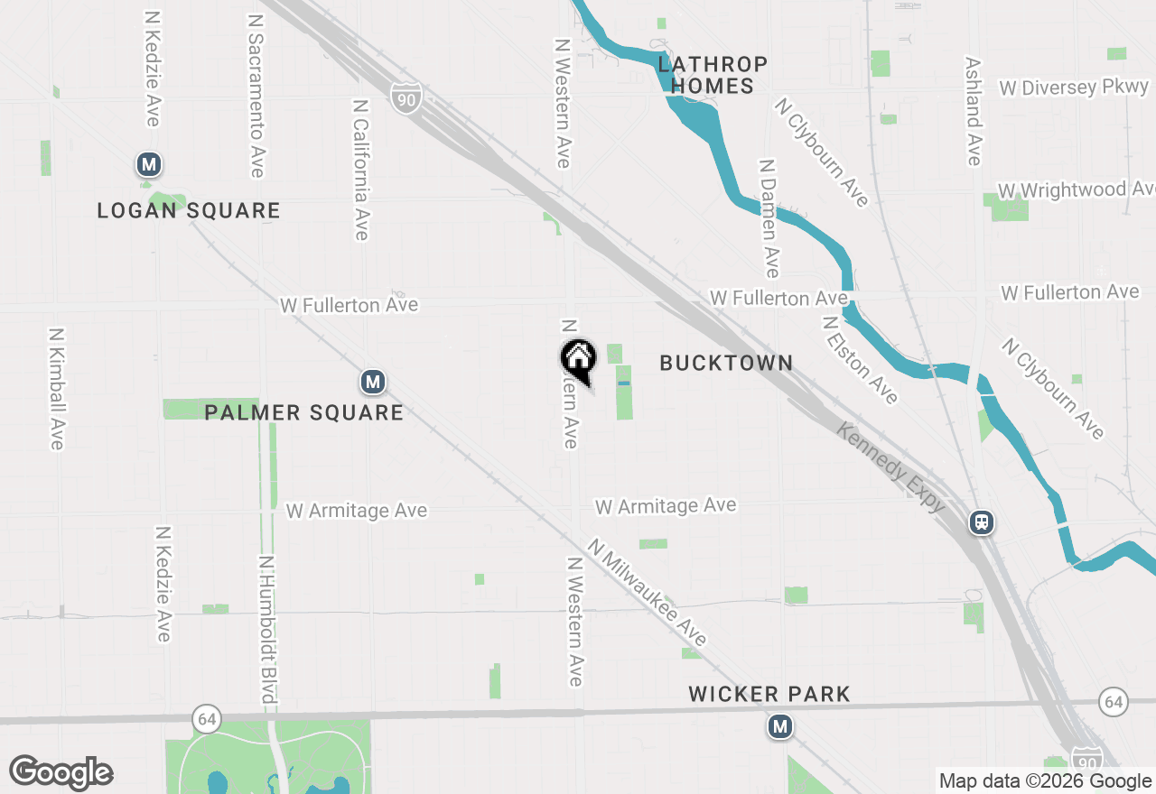 Map of 2157 N Western Avenue, Chicago, IL 60647